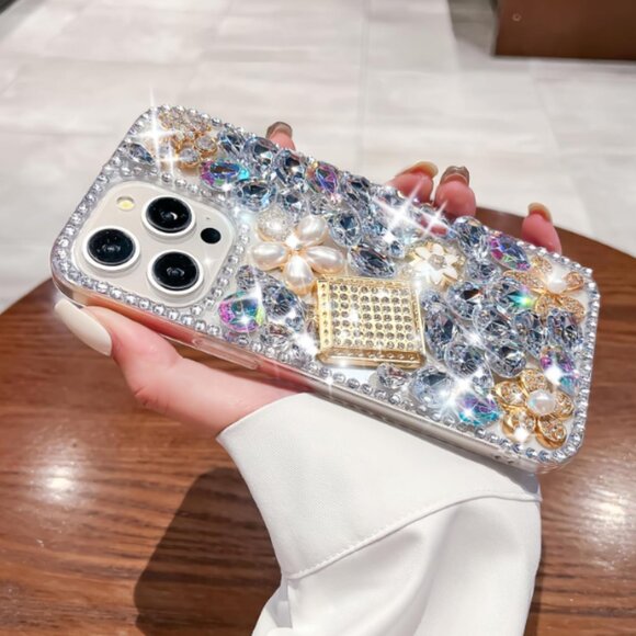 Iphone 16 16 Pro 16 Pro Max iPhone Luxury Diamond Case - Picture 3 of 9